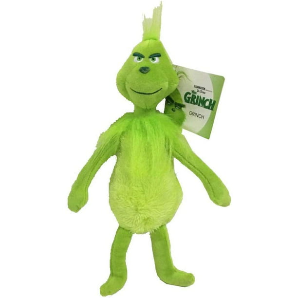 Plush Dr Seuss The Grinch Who Stole Christmas 14" Grinch Doll